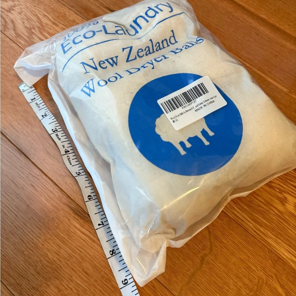 NWT New Zealand 100% Wool Dryer Balls 6 Pack